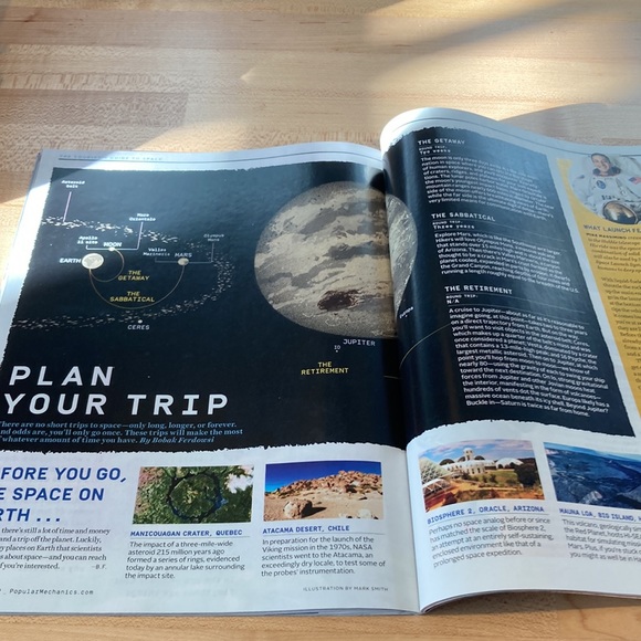 2 SPACE POPULAR MECHANICS MAGAZINES: Welcome to Space / The Next Giant Leap - Picture 9 of 12